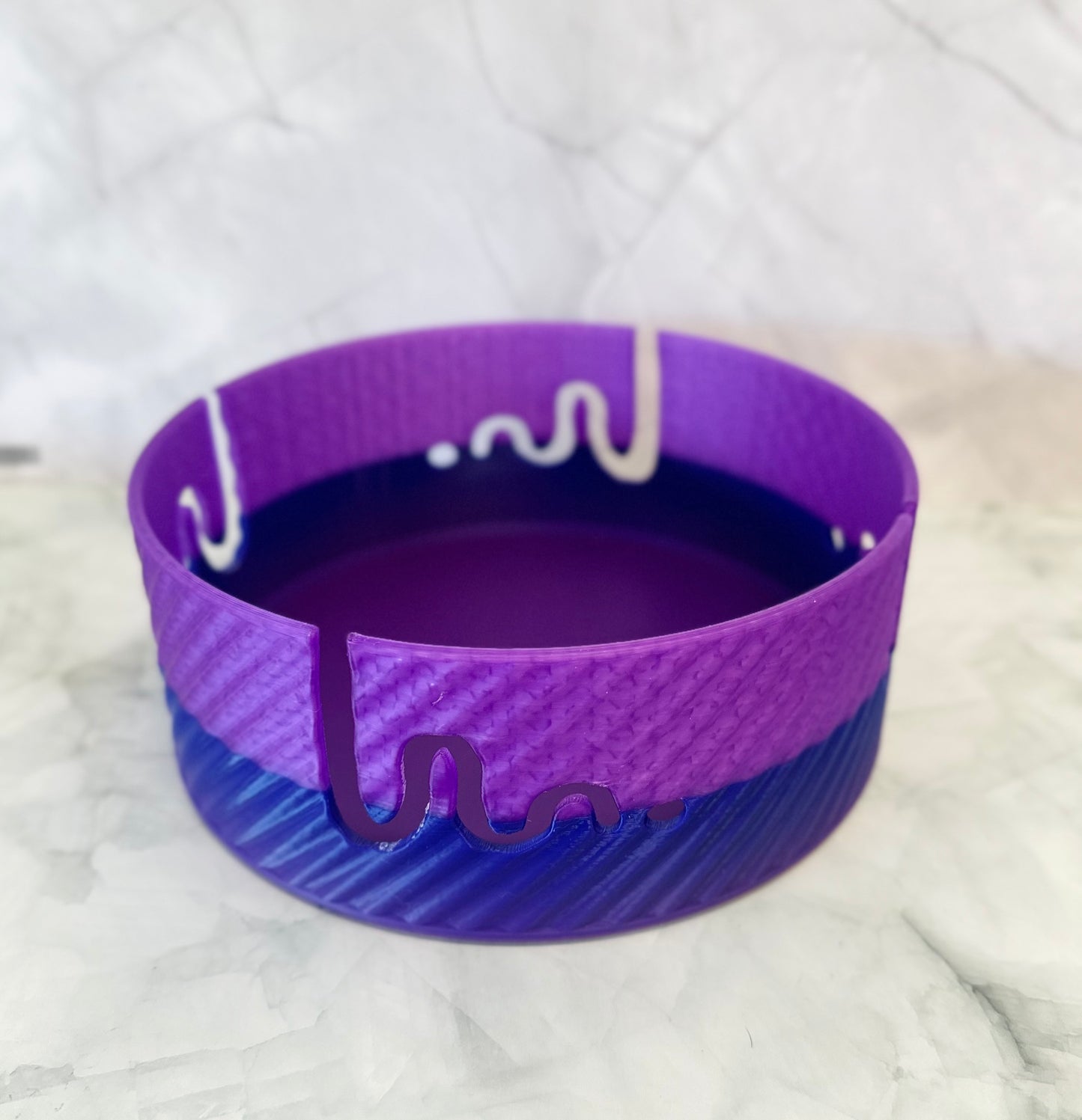 Ethereal Yarn bowl Large- Amethyst - 3D printed