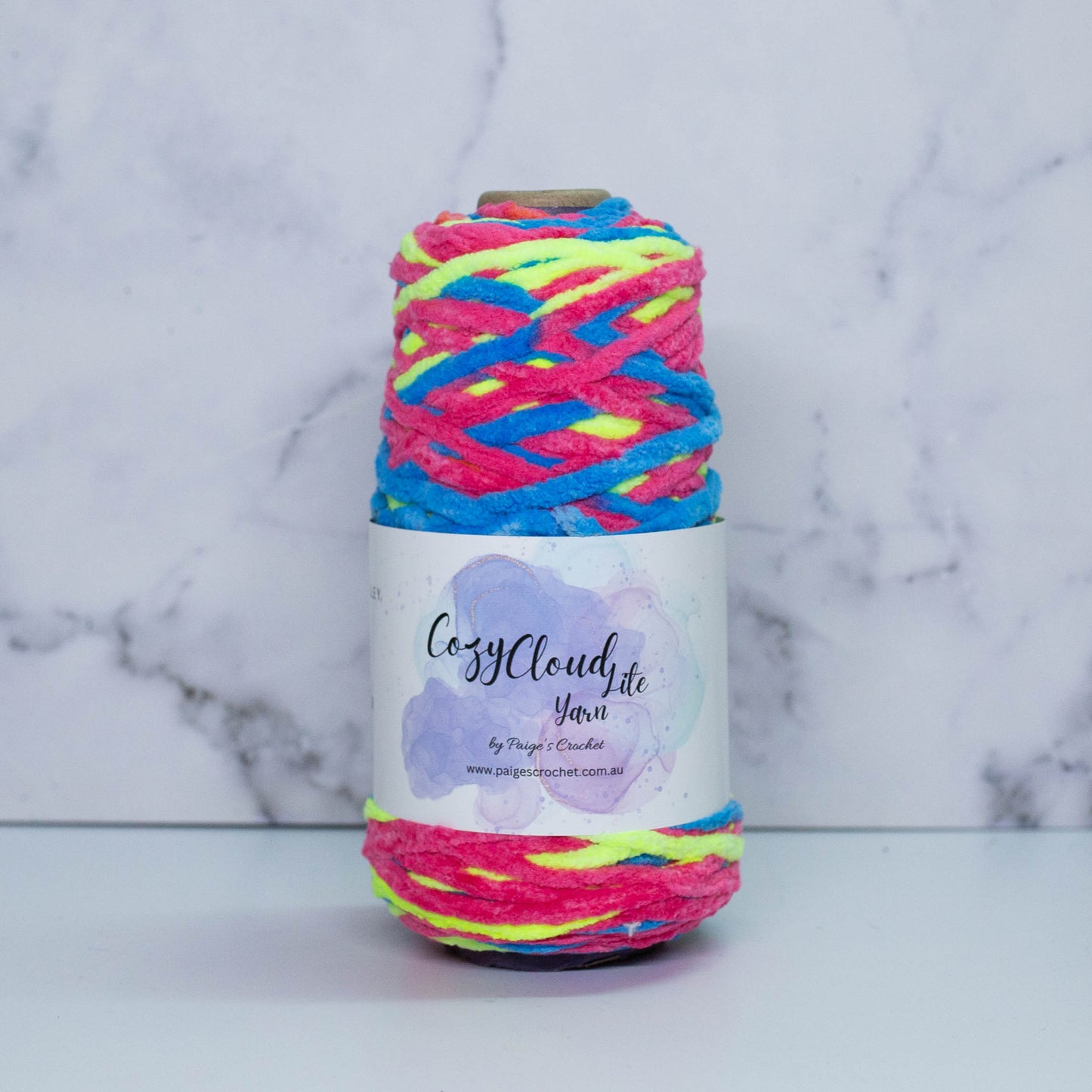 Cozy Cloud Lite Yarn - 42 Glowstick - Blanket Yarn