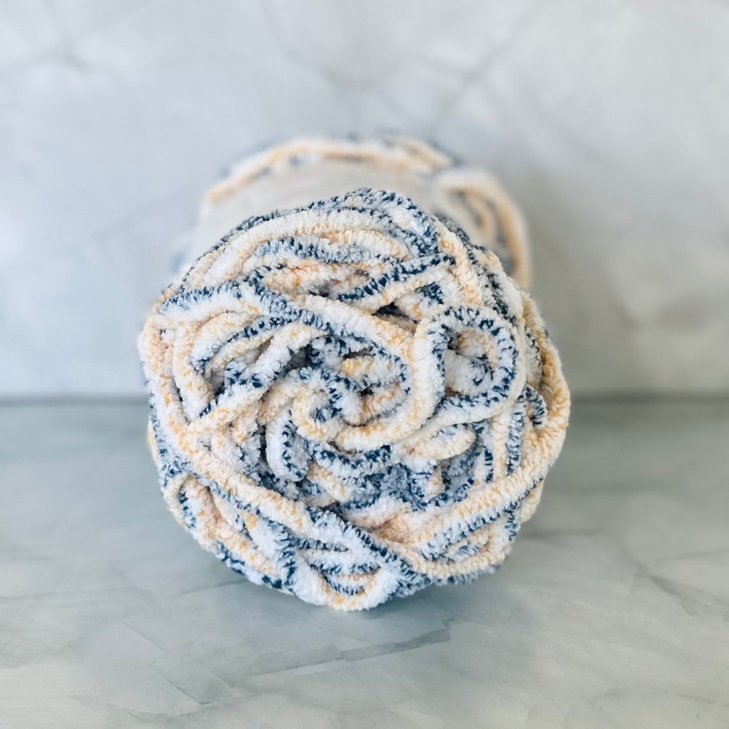 Cozy Cloud Candy - 24 ( Blue/Orange mix)