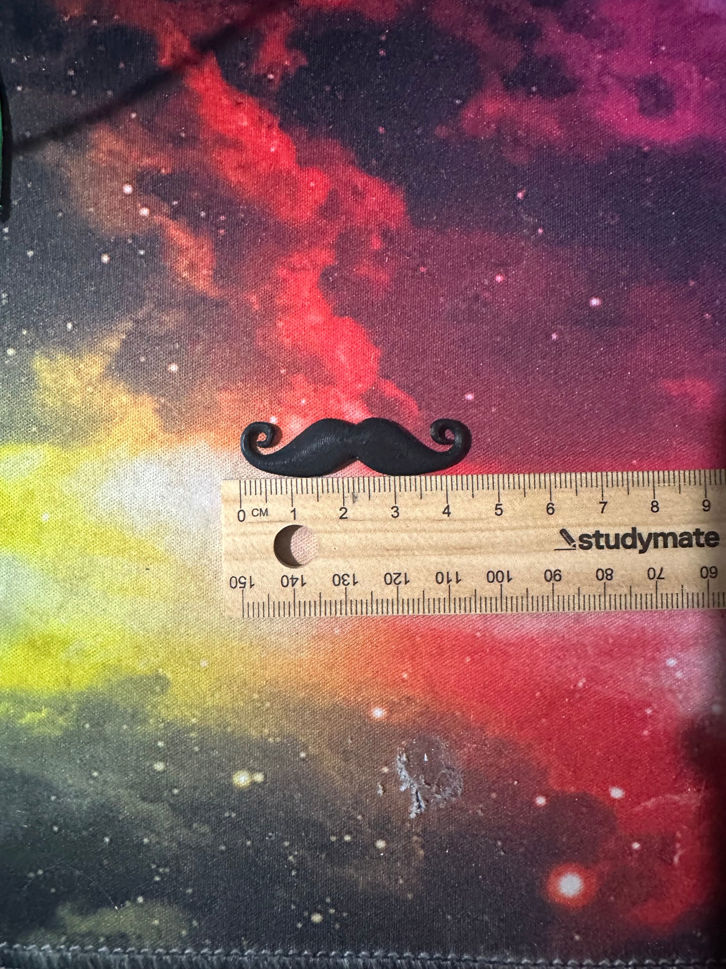 3d Printed Sew on Moustache - Amigurumi Accessories