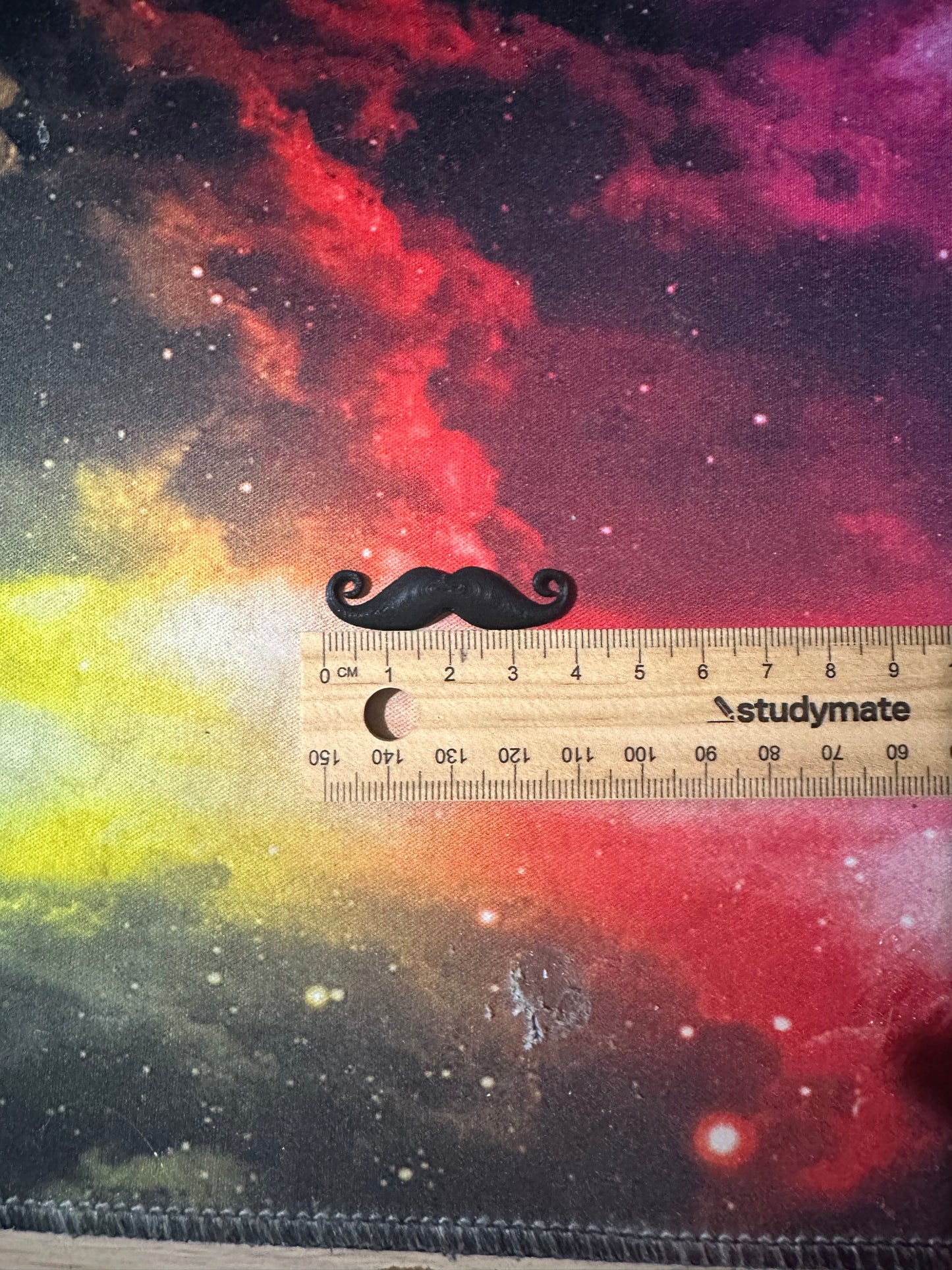 3d Printed Sew on Moustache - Amigurumi Accessories