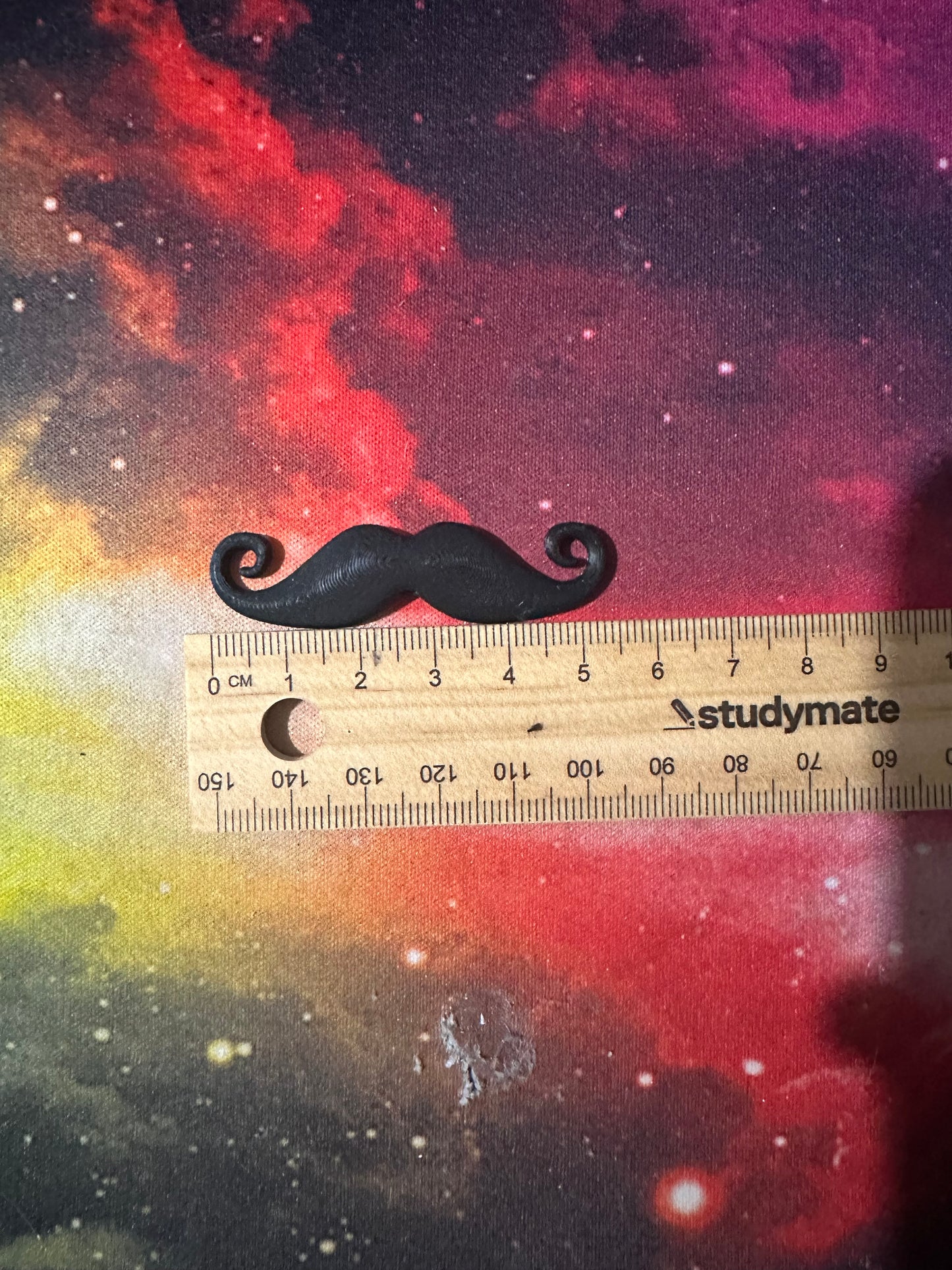 3d Printed Sew on Moustache - Amigurumi Accessories