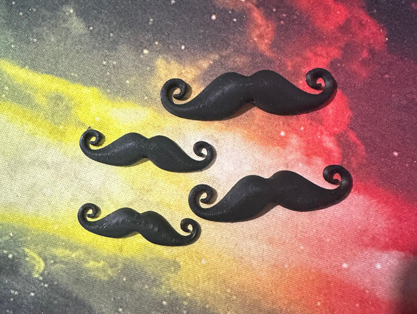3d Printed Sew on Moustache - Amigurumi Accessories