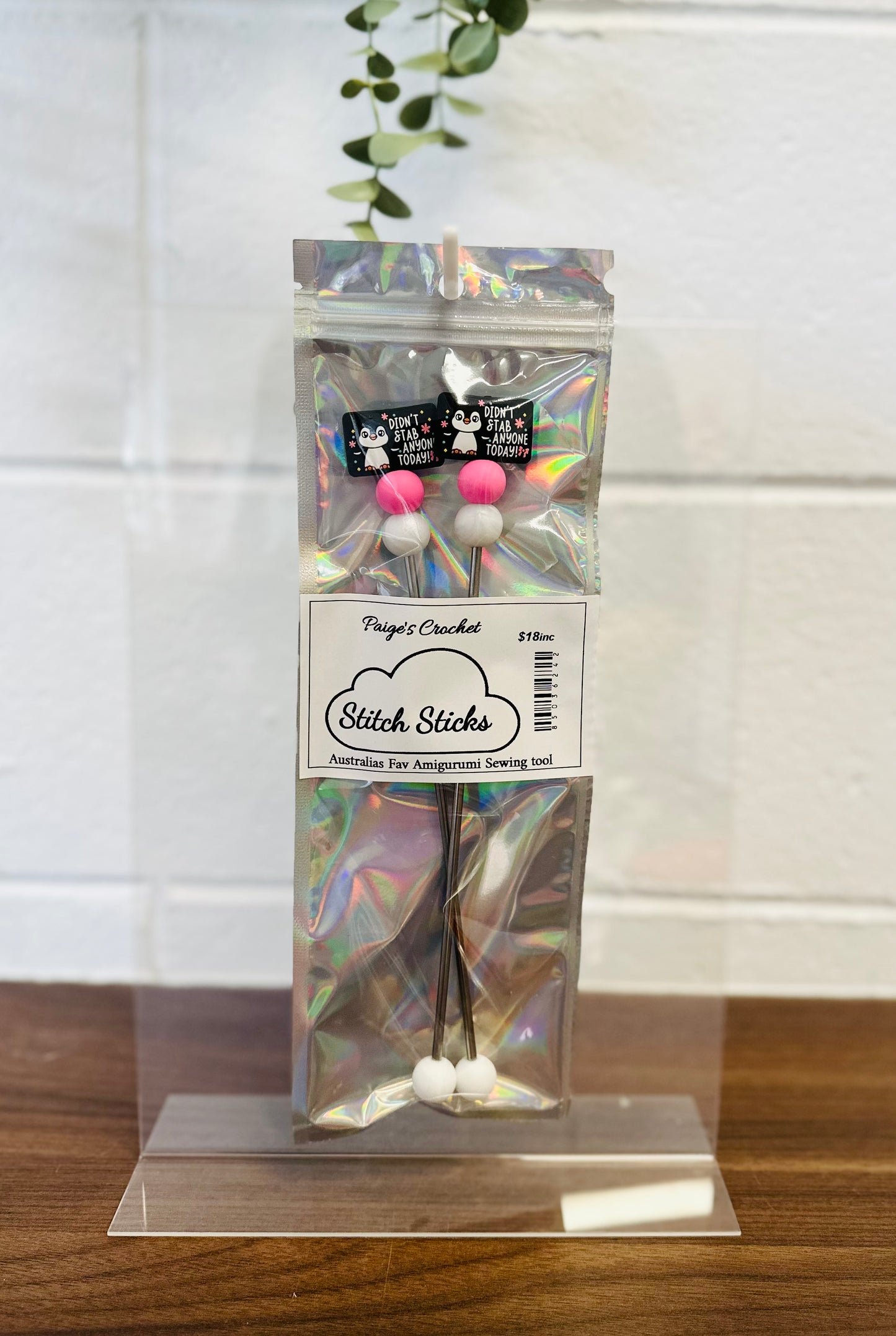 Australia's First Stitch Sticks - Didn't stab anyone today