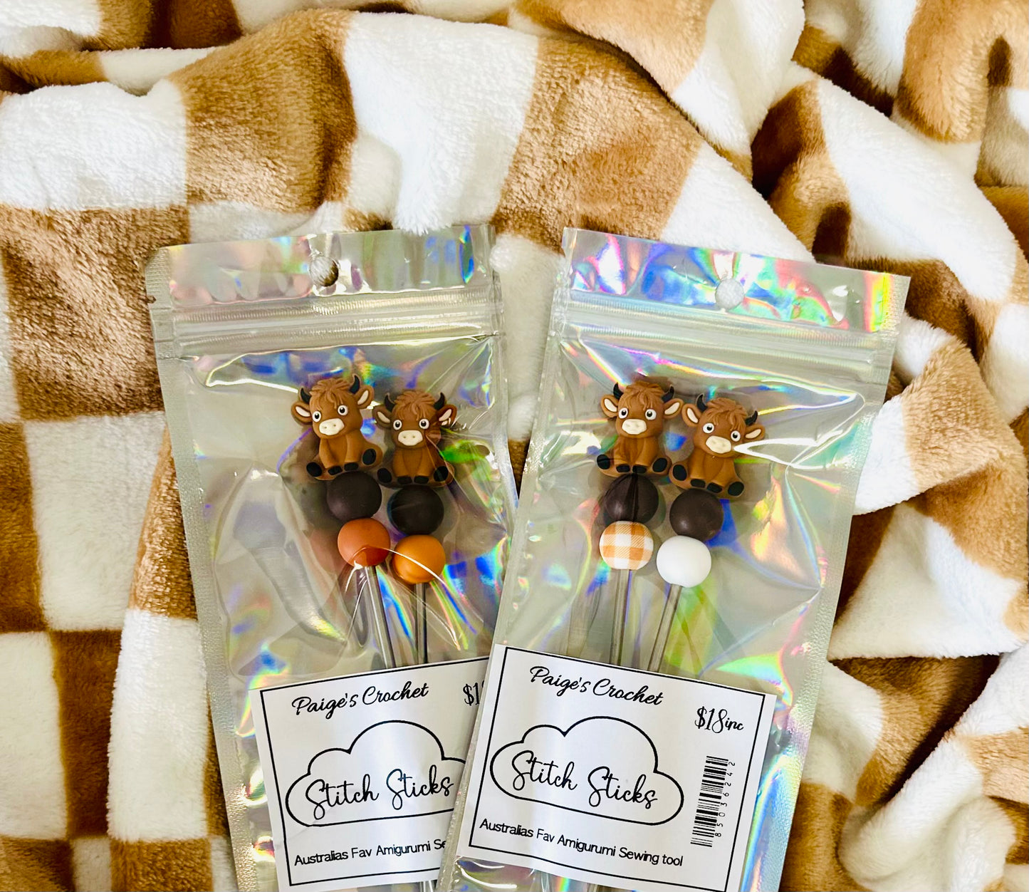 Australia's First Stitch Sticks - baby cows