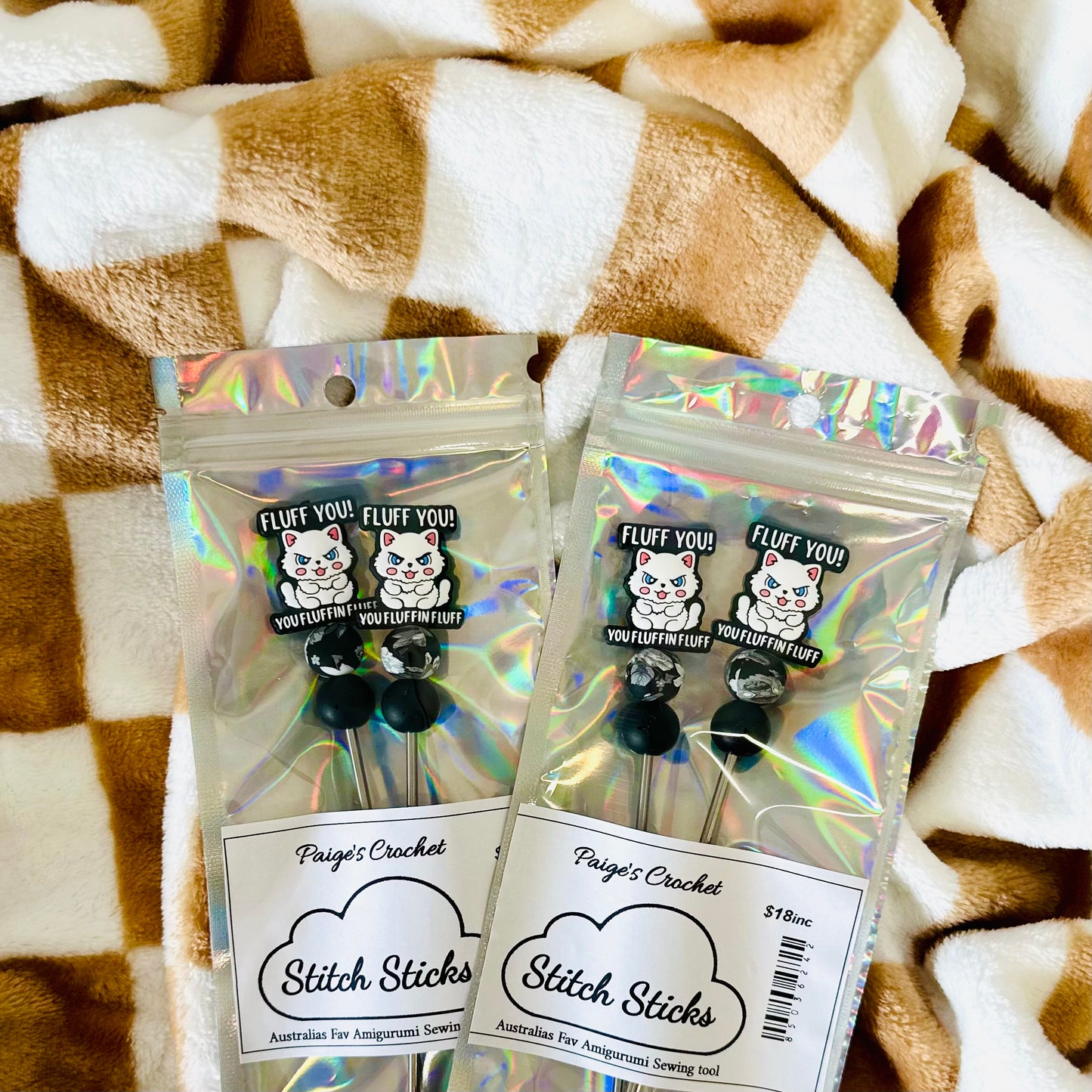 Australia's First Stitch Sticks - Fluff you, you fluffin fluff
