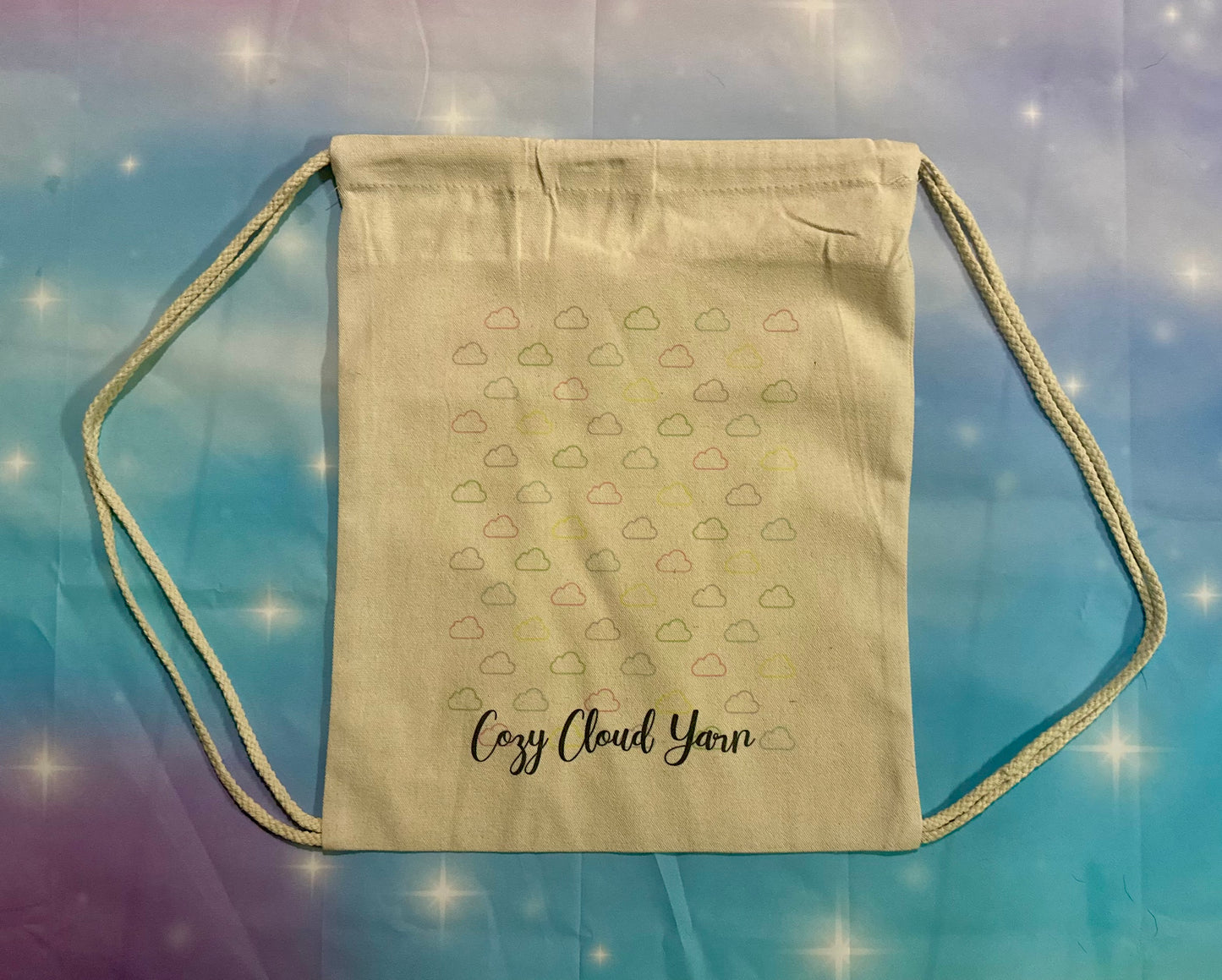 Cozy Cloud Merch Drawstring bag