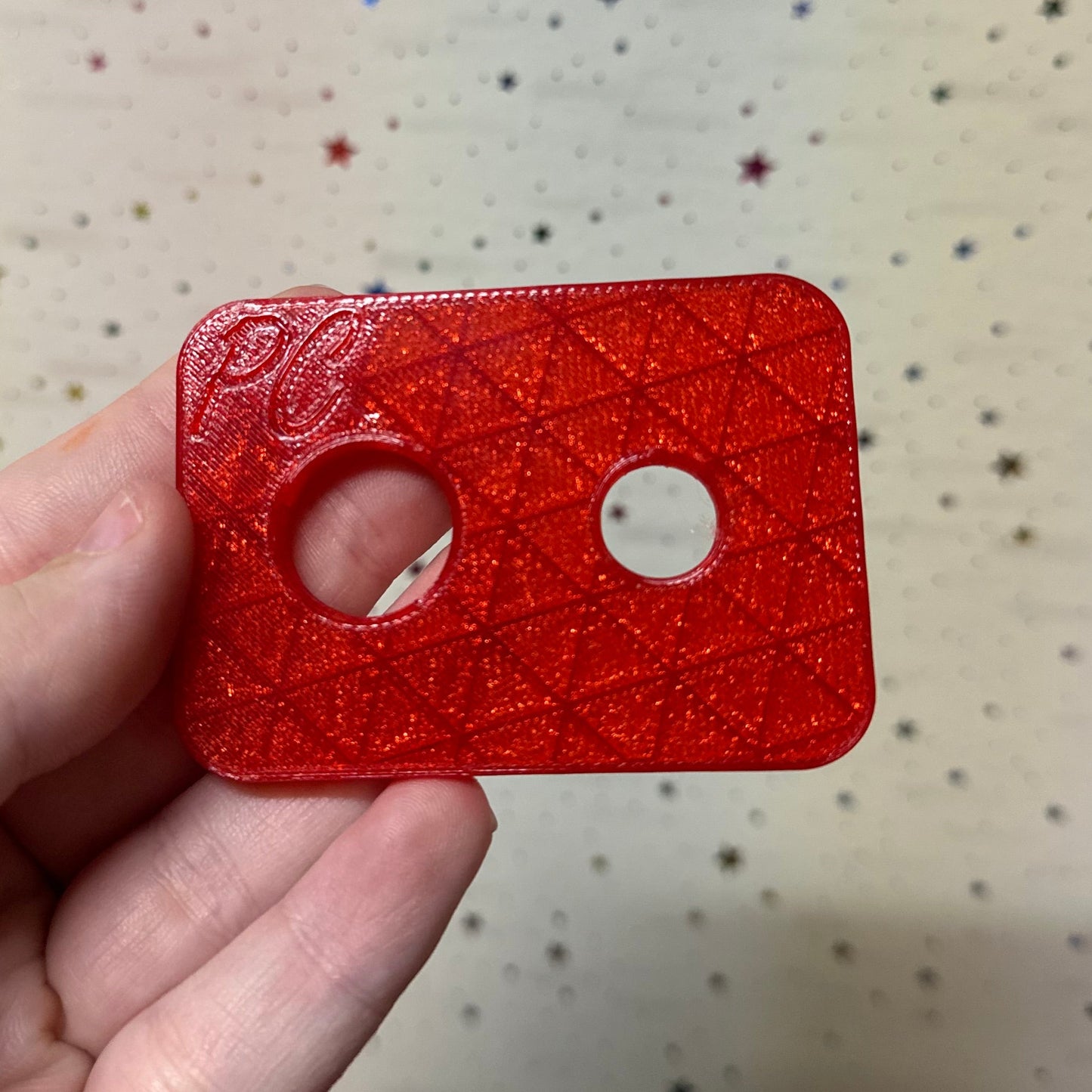 Crystal Collection Safety Eye jig - Red