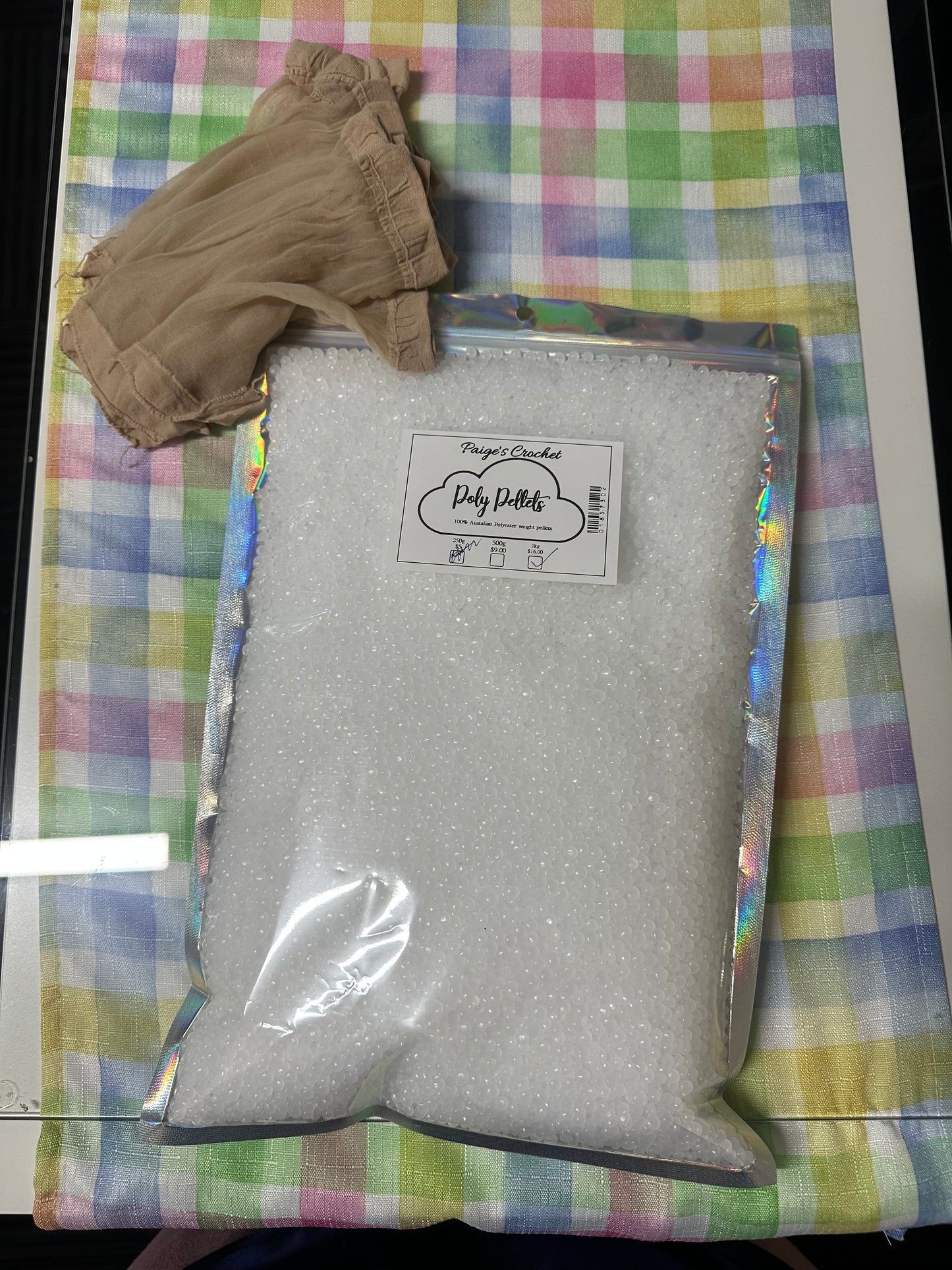 Aussie Made Poly Pellets - weighted stuffing product
