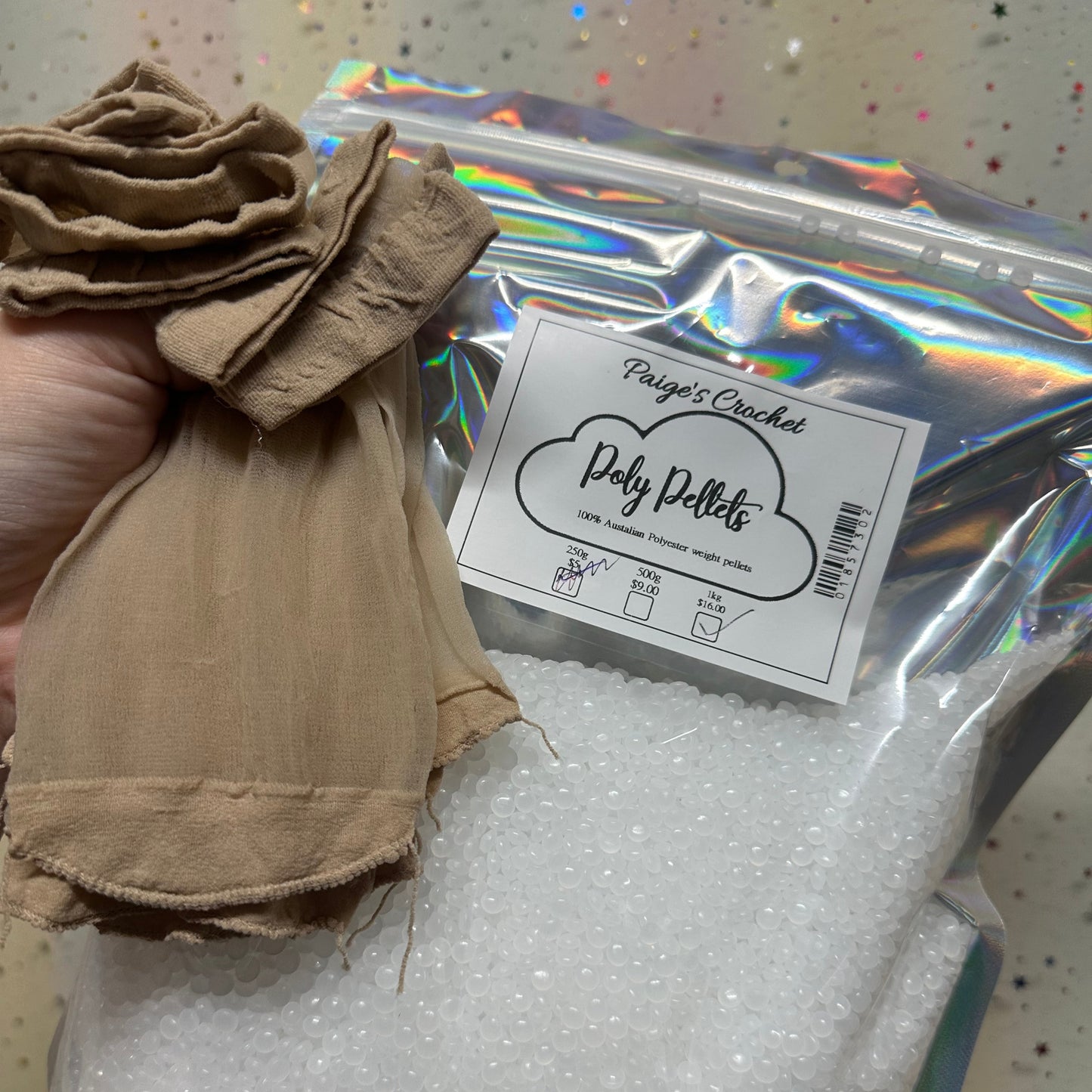 Forbidden Sprinkles - Aussie Made Poly Pellets - weighted stuffing product