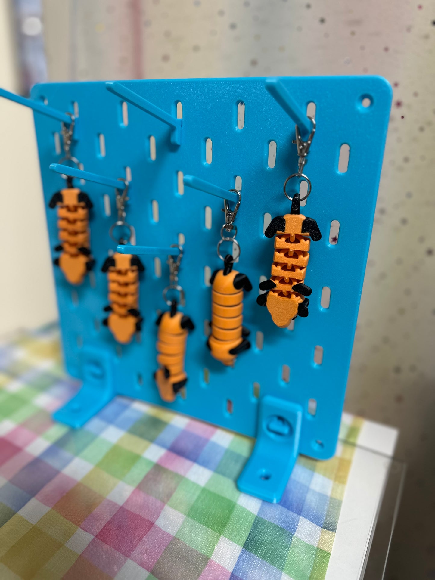 Market Display Key Chain PegBoard