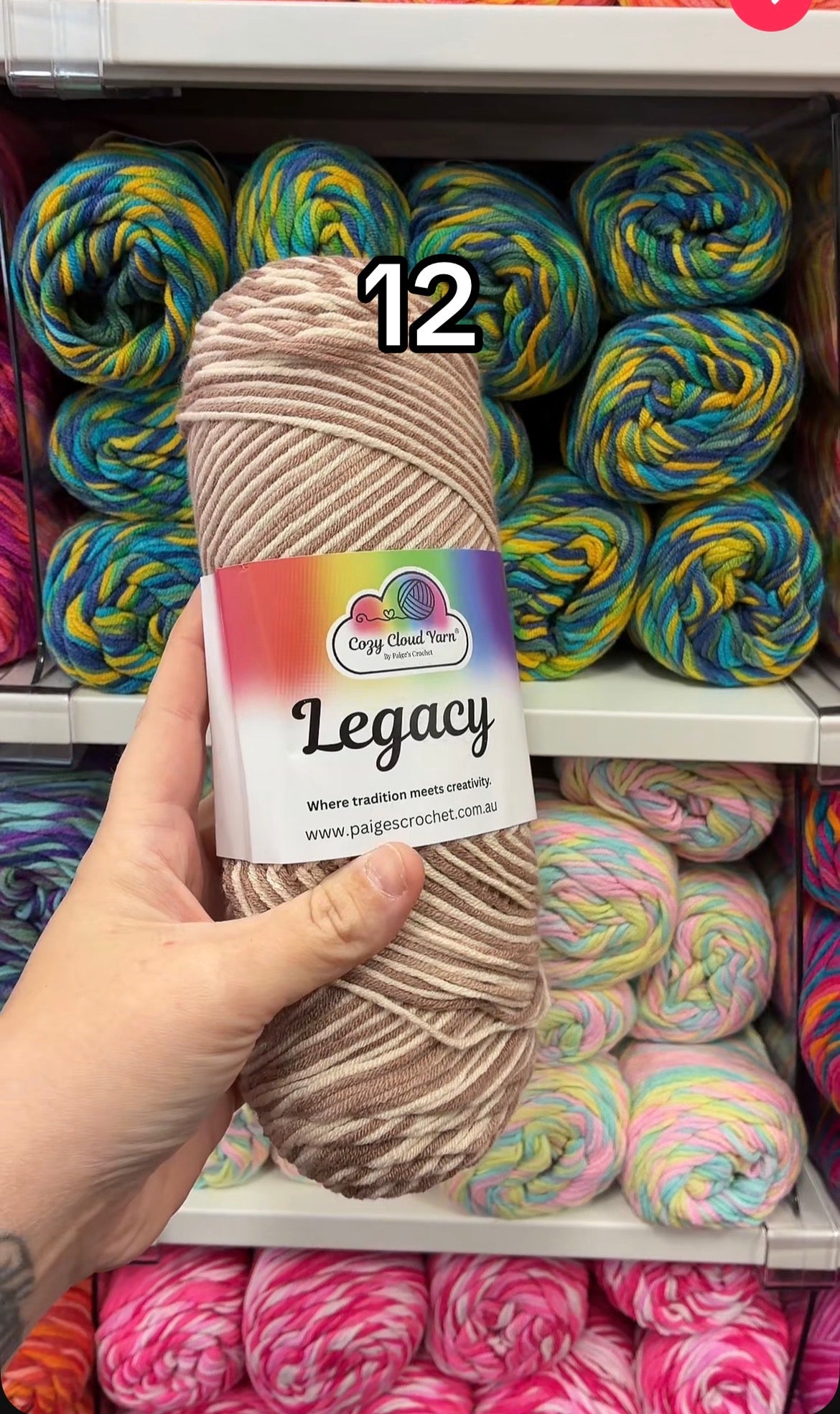 Cozy Cloud Legacy - 100% Acrylic - 185g - R12