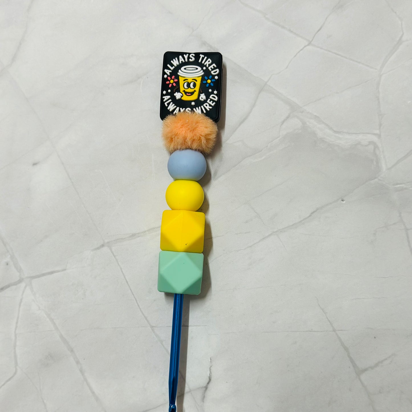 Silicone Bead ergonomic Crochet hook - 3mm - 5.5mm - Always Wired