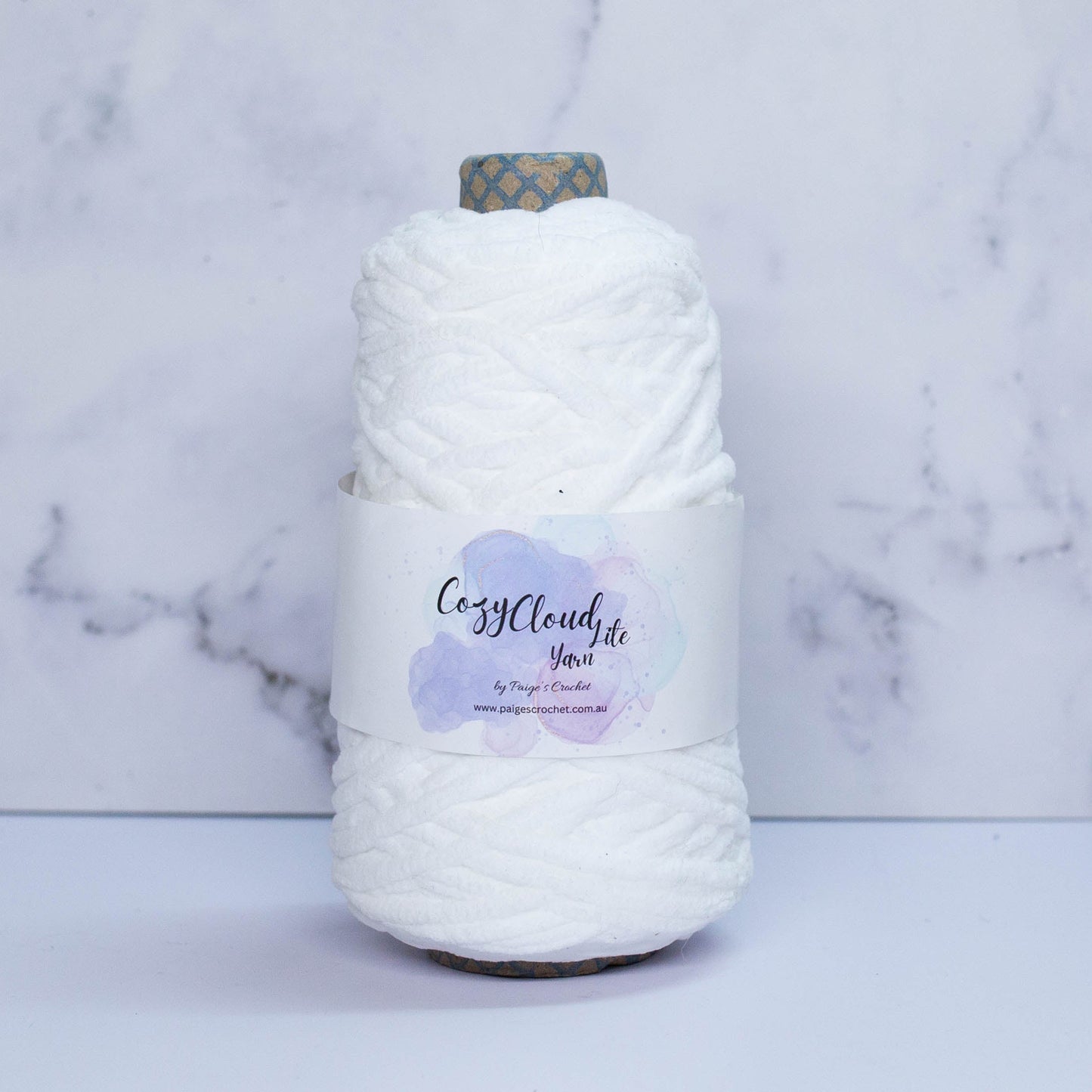 Cozy Cloud Lite Yarn - 43 Marshmallow- Blanket Yarn (White)