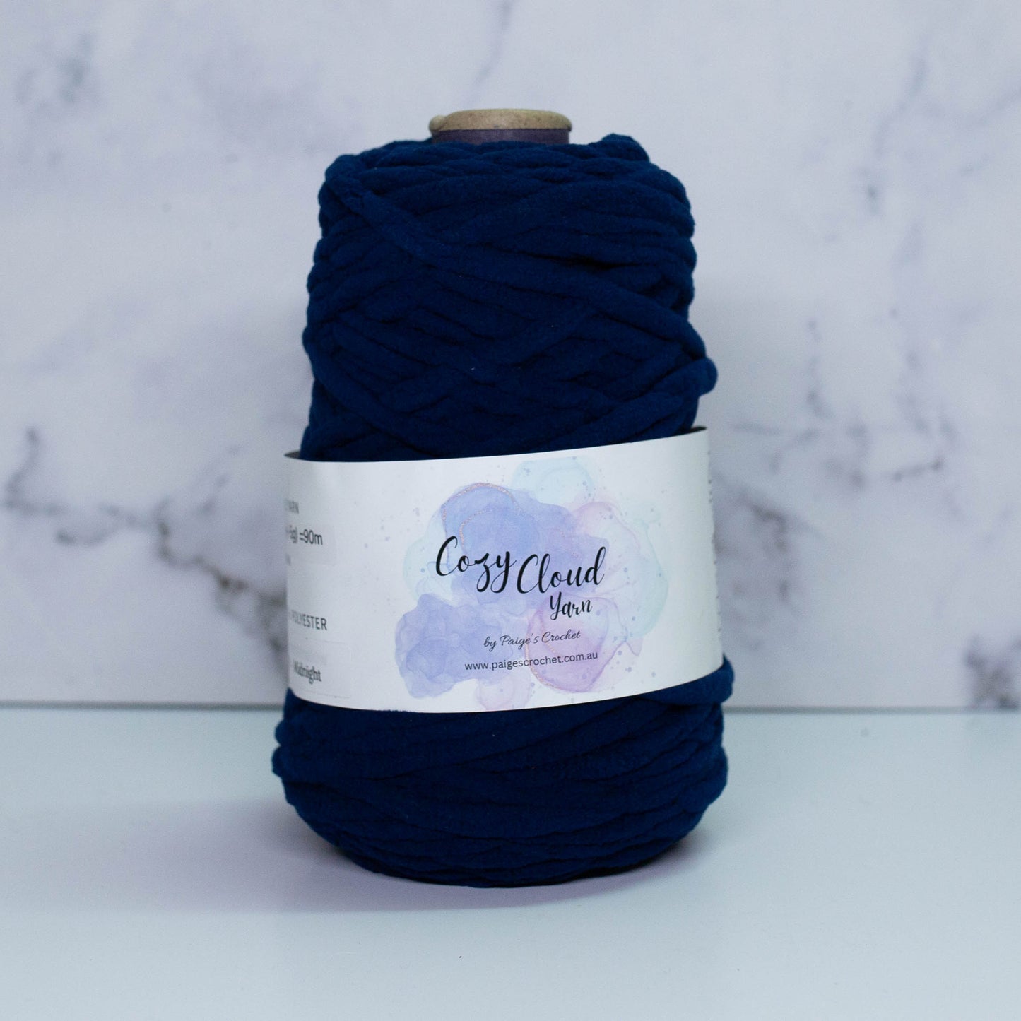 Cozy Cloud Original Yarn - 19 Midnight - Blanket Yarn ( Dark blue)