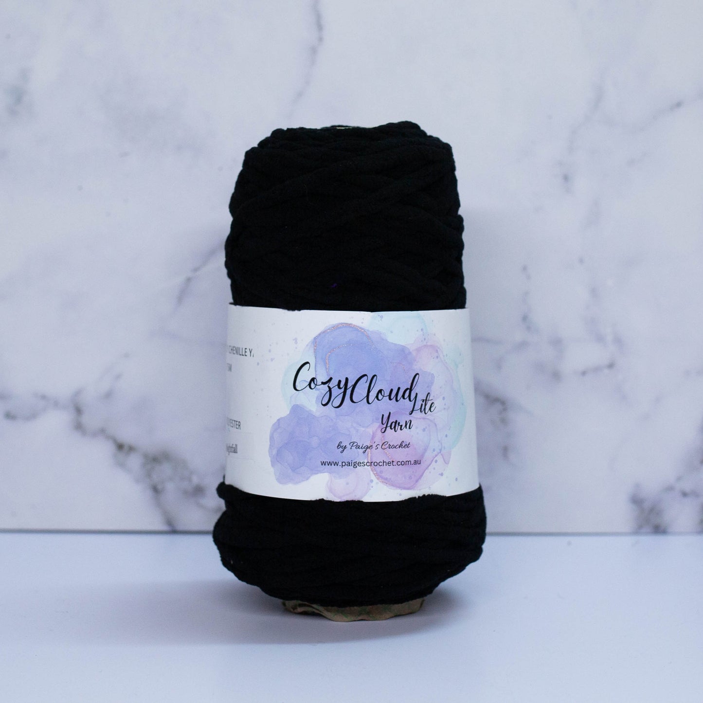 Cozy Cloud Lite Yarn - 20 Nightfall - Blanket Yarn ( Black)