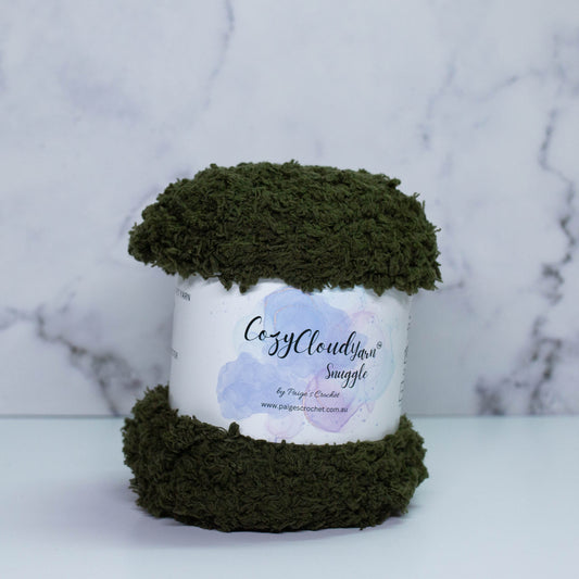 Cozy Cloud Snuggle - 29 Moss *discontinued* ( dark olive green)