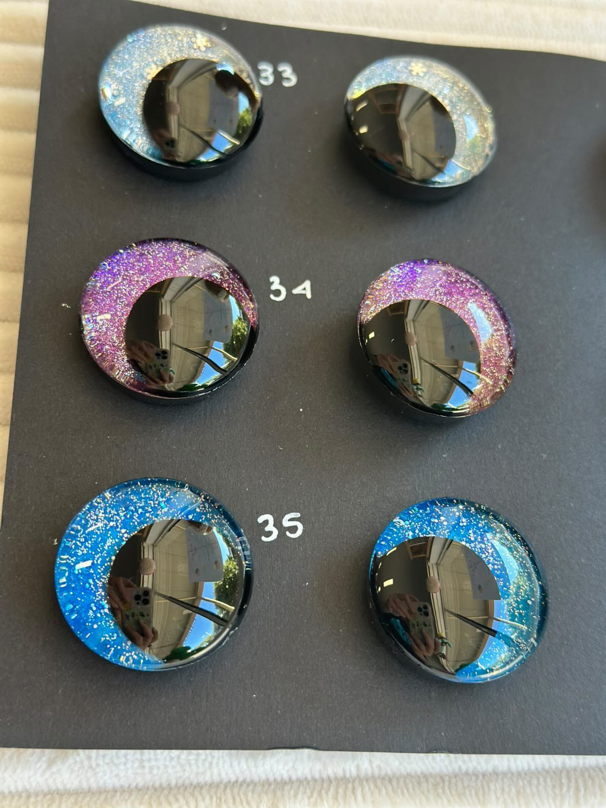 Hand painted Safety eye Mystery packs - 2, 4, 6 or 8 pairs