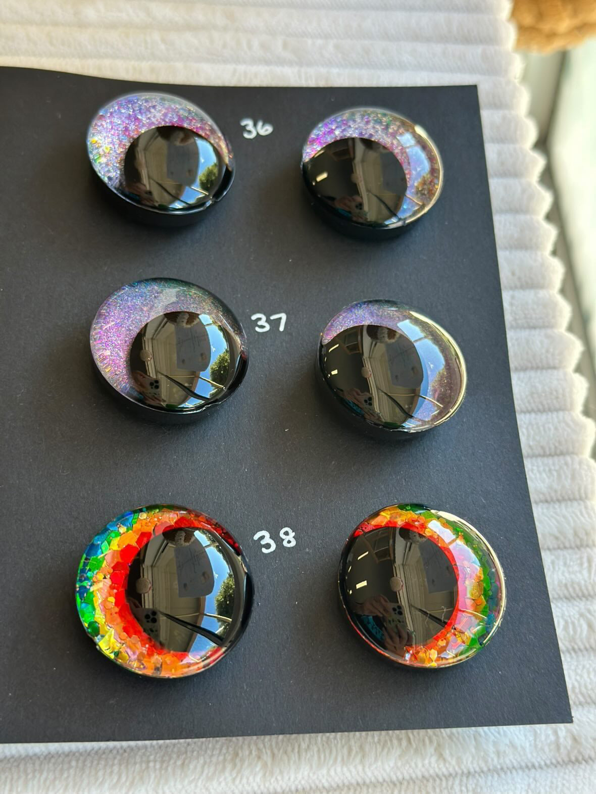 Hand painted Safety eye Mystery packs - 2, 4, 6 or 8 pairs