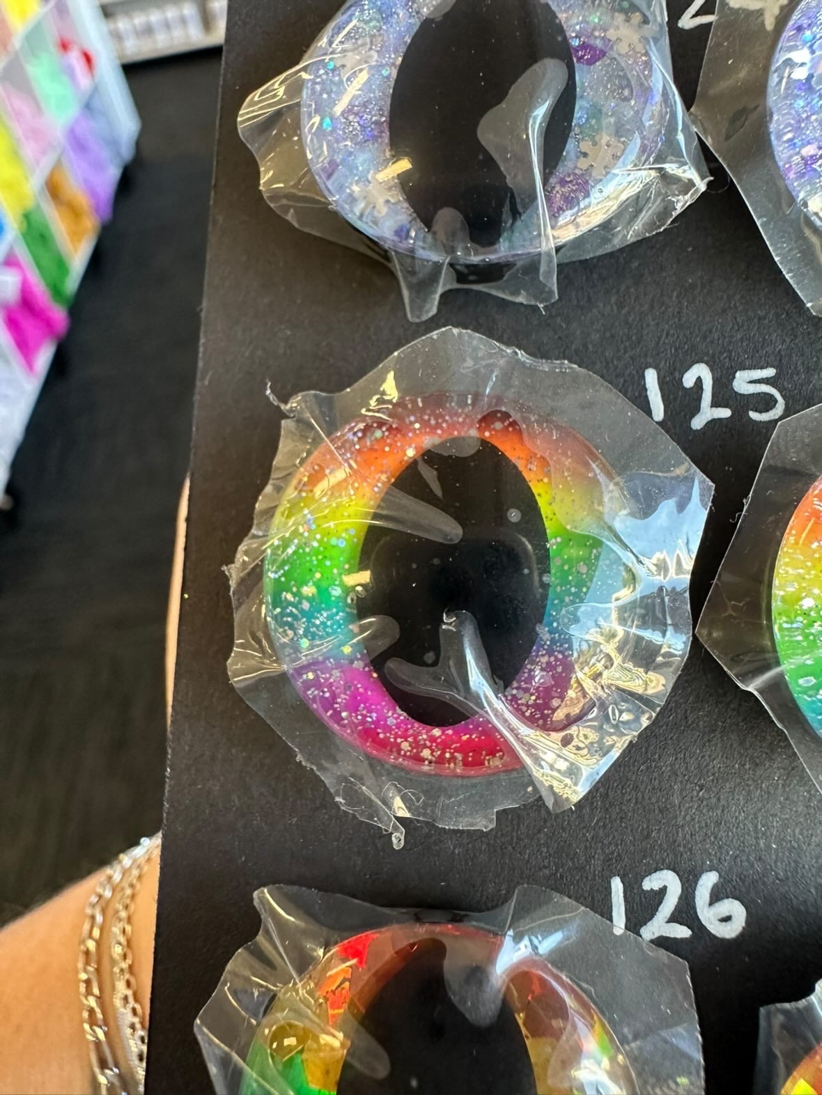 Hand painted Safety eye Mystery packs - 2, 4, 6 or 8 pairs