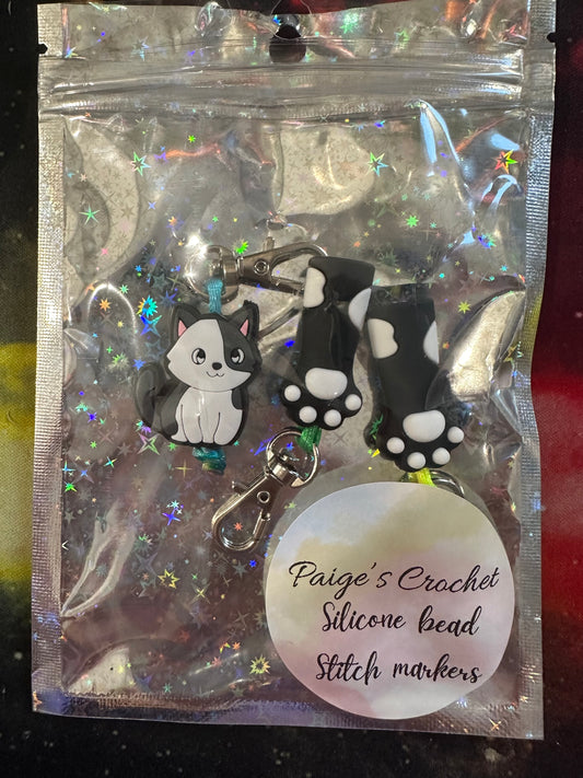 Silicone bead Sassy Stitch marker