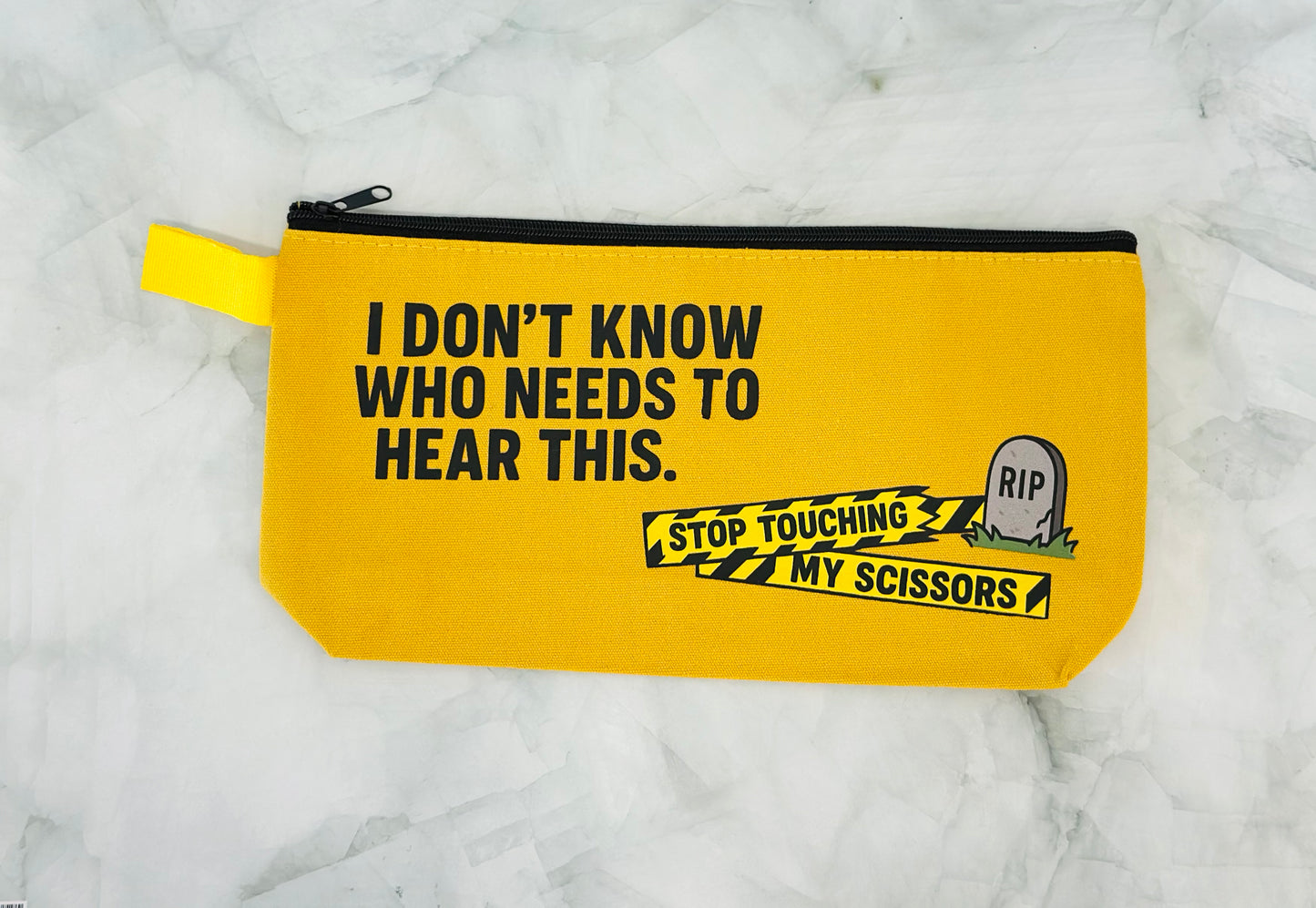 Stop touching my scissors Tool pouch