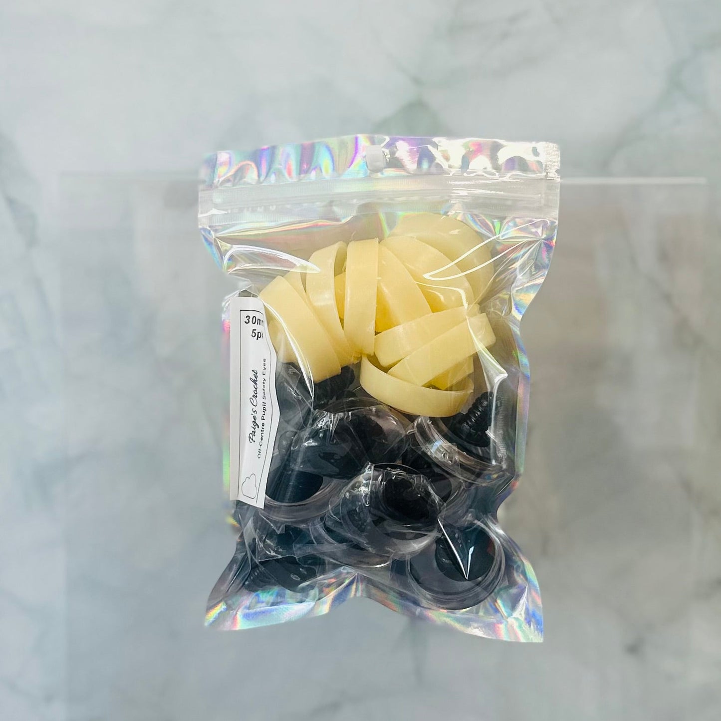 Off-Centre Pupil Sinker Safety Eyes | 5 Pack | Sizes 14–35mm