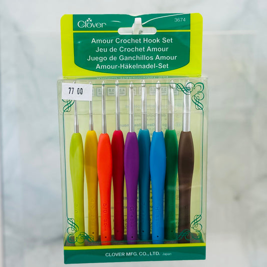 Clover crochet hook 9 piece set 