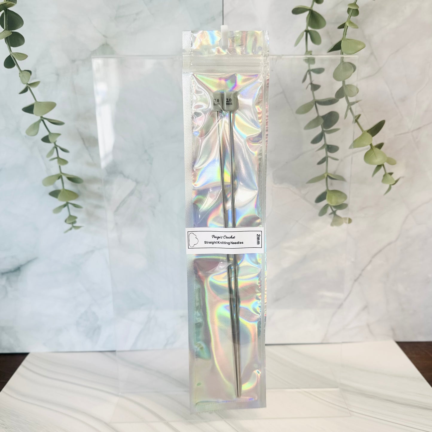 Straight Knitting Needles | Sizes 2mm - 8mm