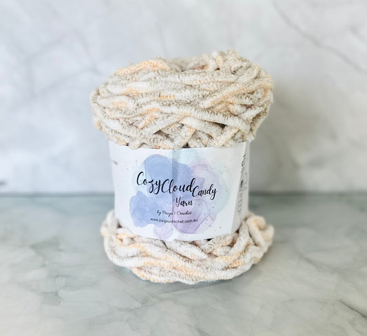Cozy Cloud Candy - 21 ( Brown/Orange mix)
