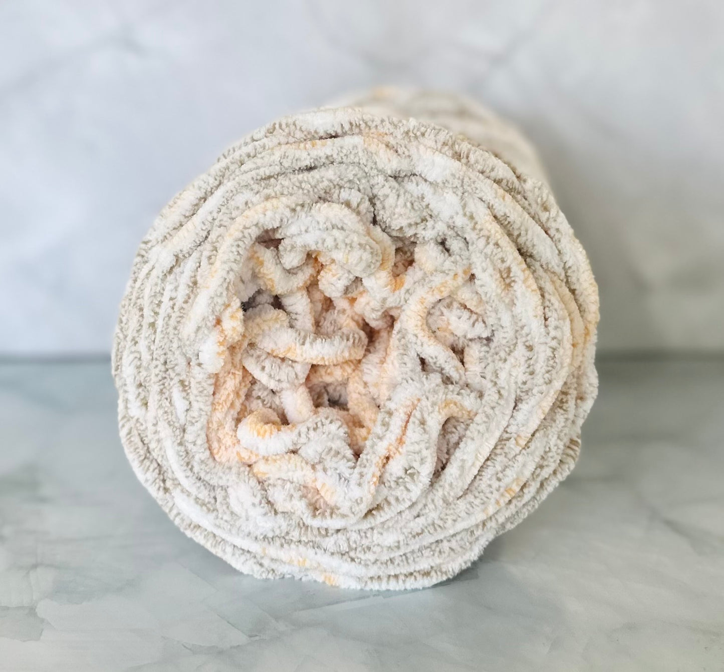 Cozy Cloud Candy - 21 ( Brown/Orange mix)