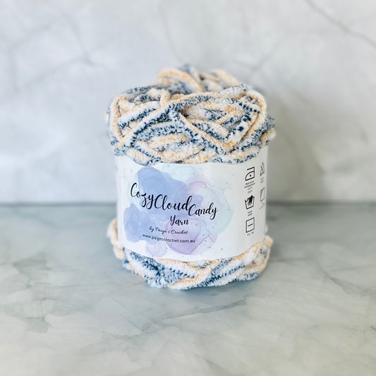 Cozy Cloud Candy - 24 ( Blue/Orange mix)