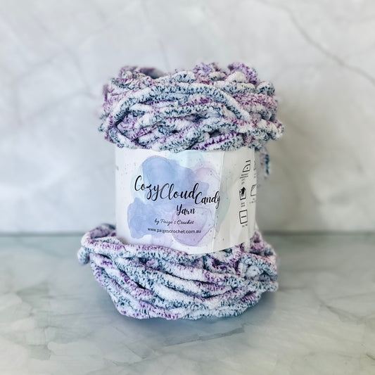 Cozy Cloud Candy - 25 (Dark blue/Purple)
