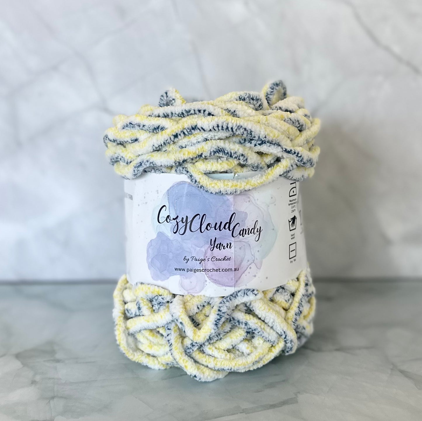Cozy Cloud Candy - 26 (Blue/yellow mix)