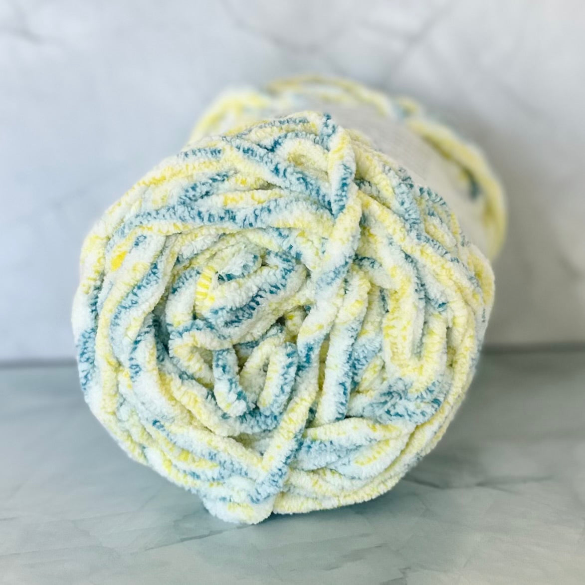 Cozy Cloud Candy - 30 (Light blue/Yellow Mix)