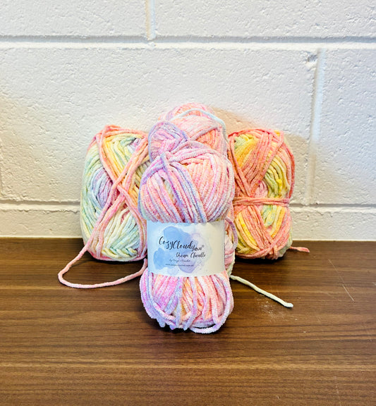 Cozy Cloud Dream Chenille Tie dye - 47
