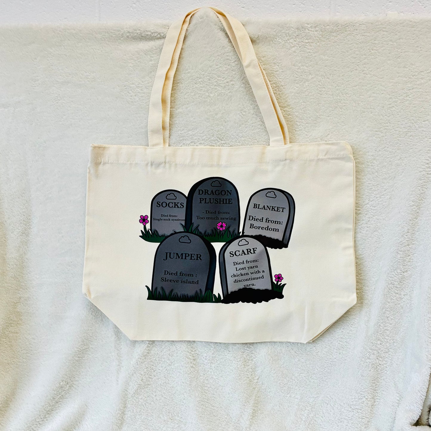 Cozy Cloud Tote bag - WIP Graveyard