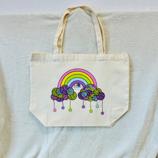 Cozy Cloud Tote bag - Yarn Rainbow