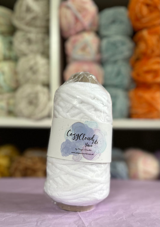 Cozy Cloud Lite Yarn - 43 Marshmallow- Blanket Yarn