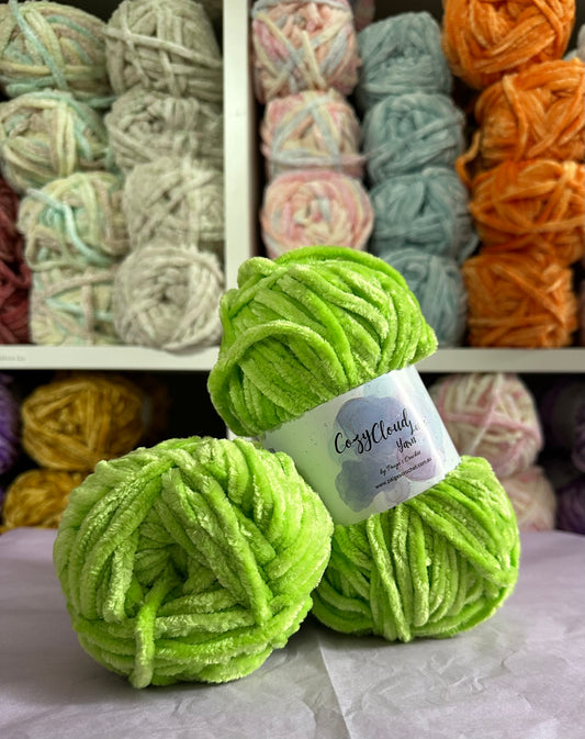 Cozy Cloud Luxe (Chenille) - 31 Chartreuse