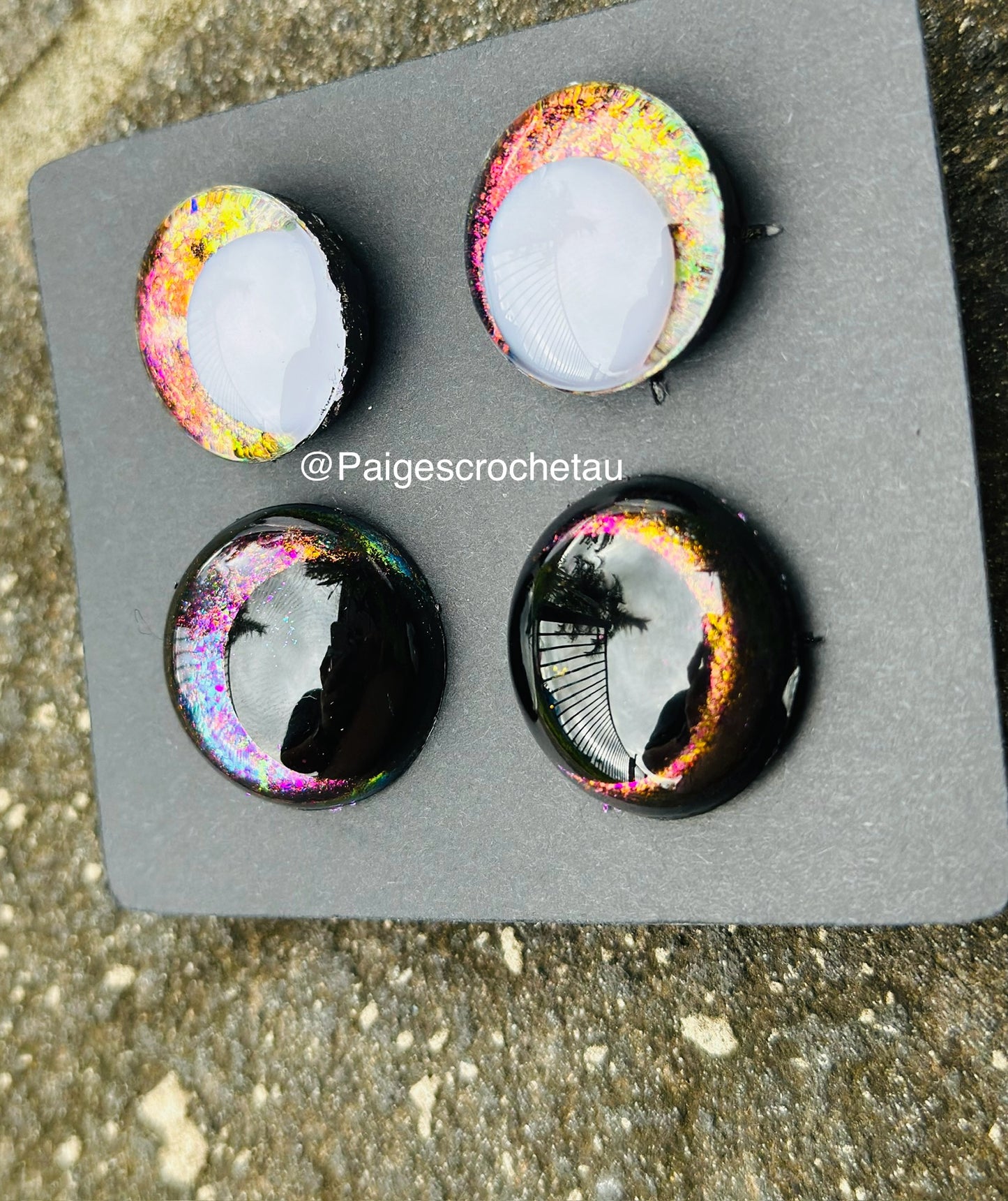 Hand-painted Safety eye Mystery packs - 2, 4, 6 or 8 pairs