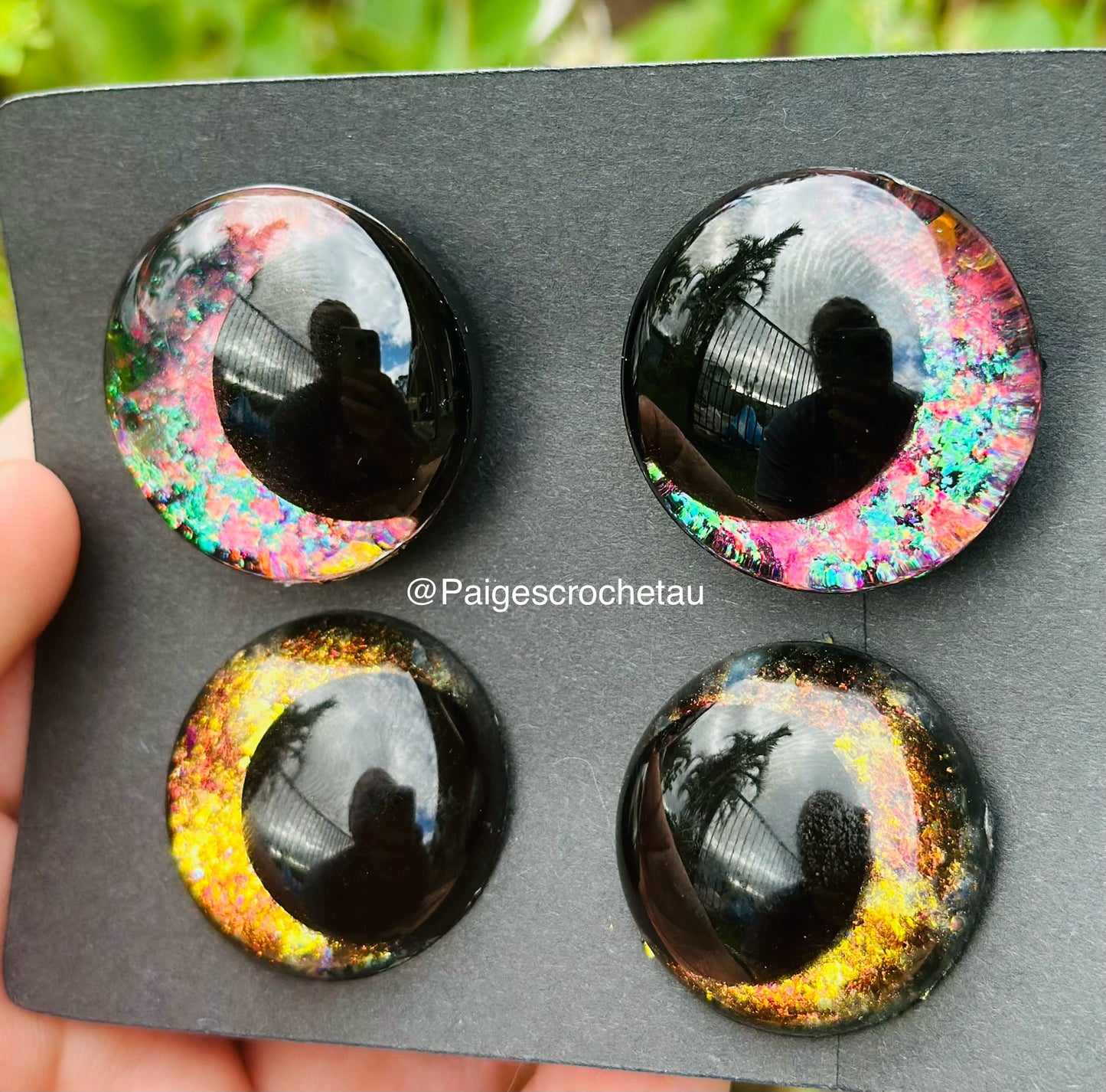 Hand-painted Safety eye Mystery packs - 2, 4, 6 or 8 pairs