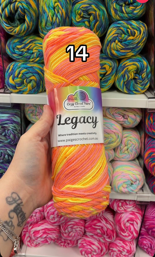 Cozy Cloud Legacy - 100% Acrylic - 185g - R14