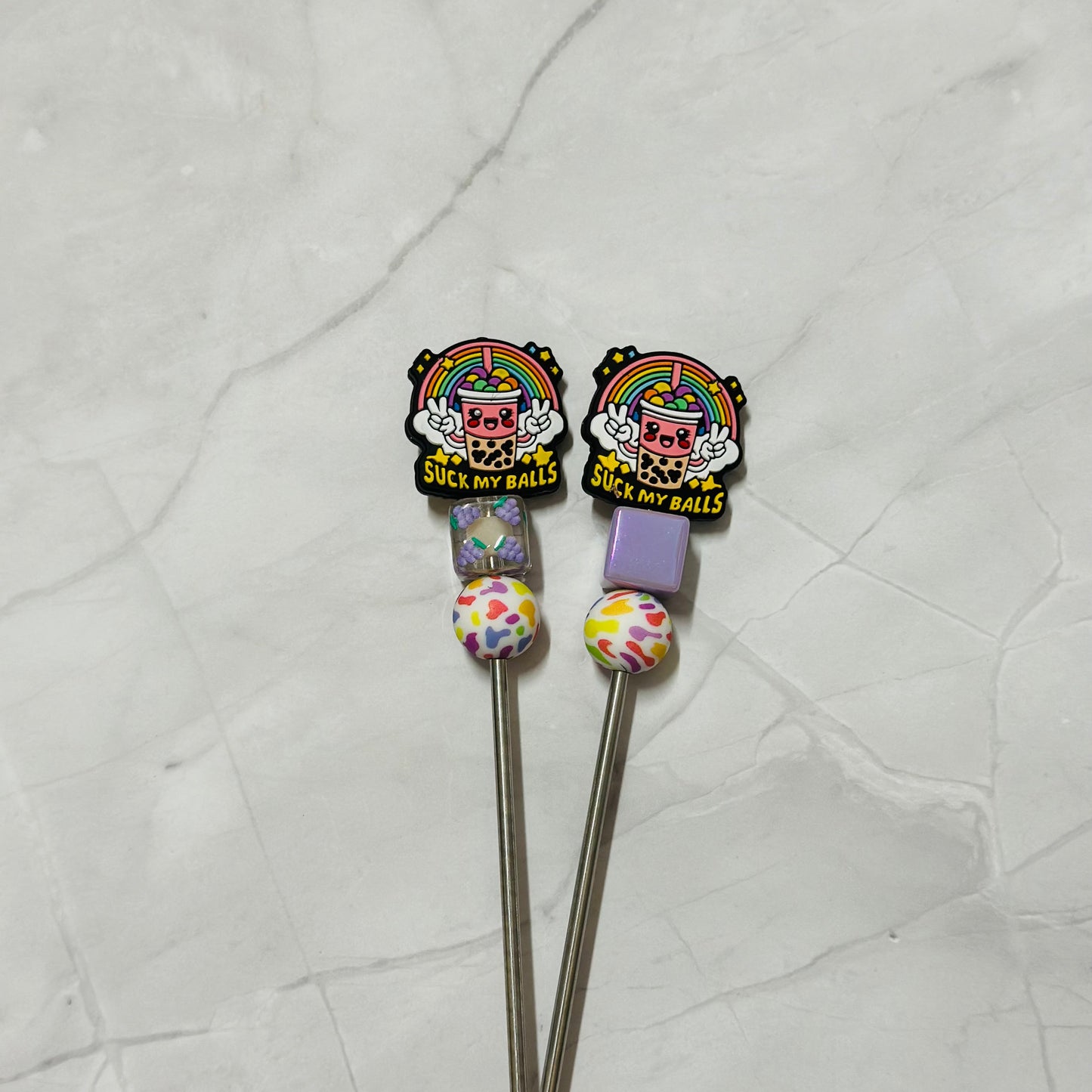 Australia's First Stitch Sticks - Suck my (boba) balls