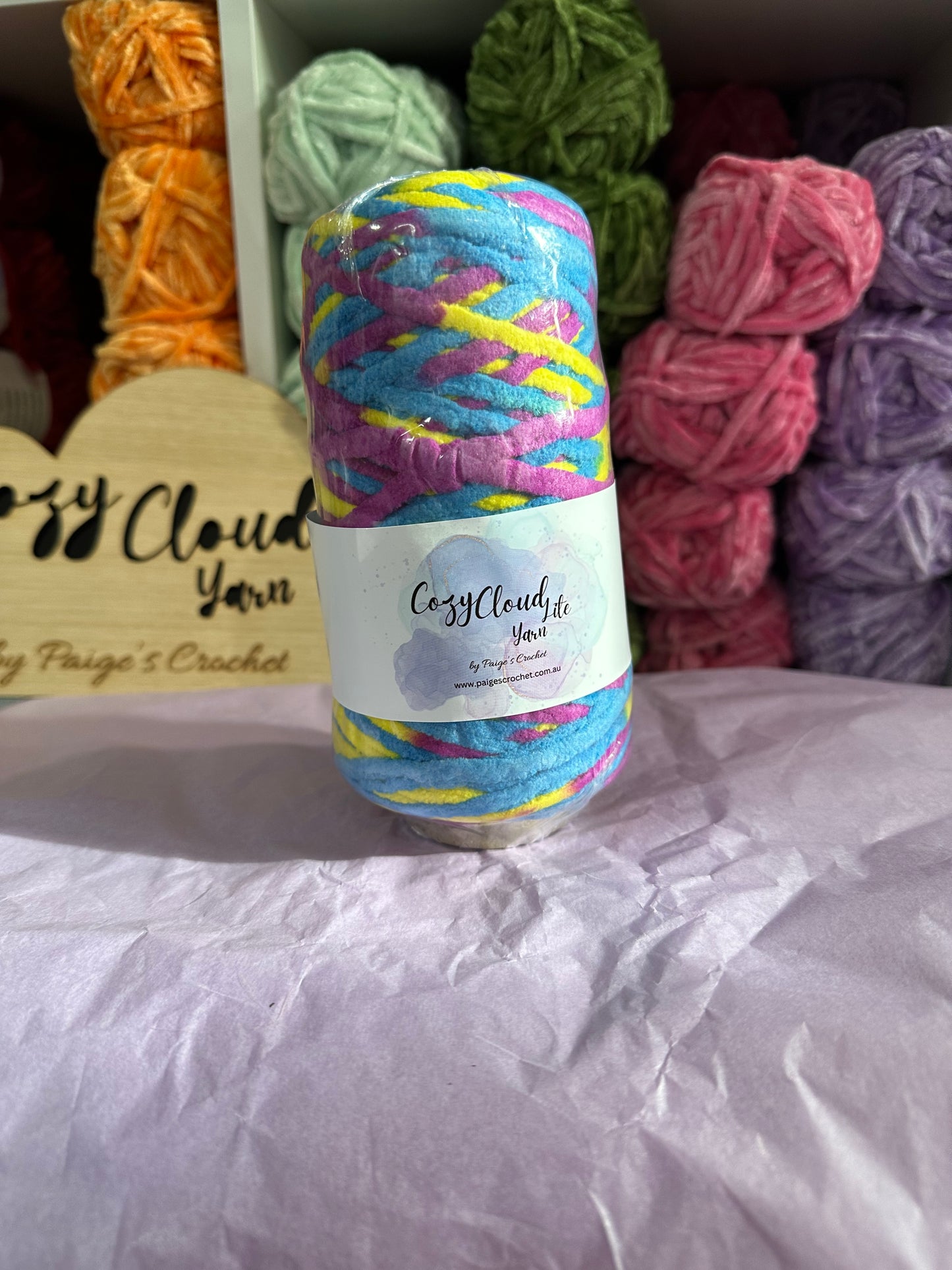 Cozy Cloud Lite Yarn - 56 Carnival  - Blanket Yarn