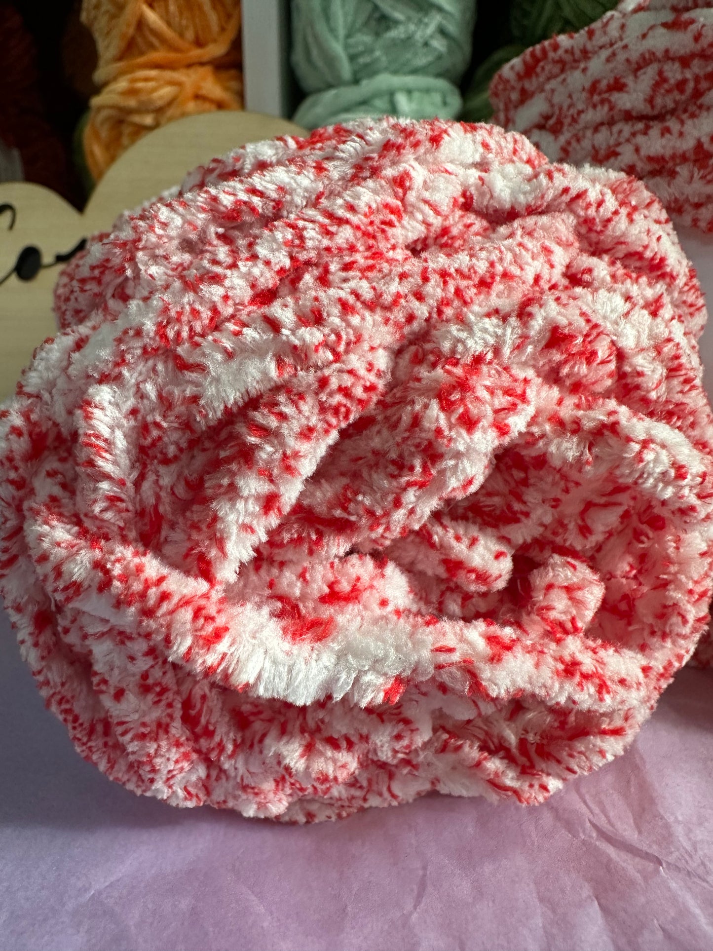 Cozy Cloud Candy - 10 Candy Cane